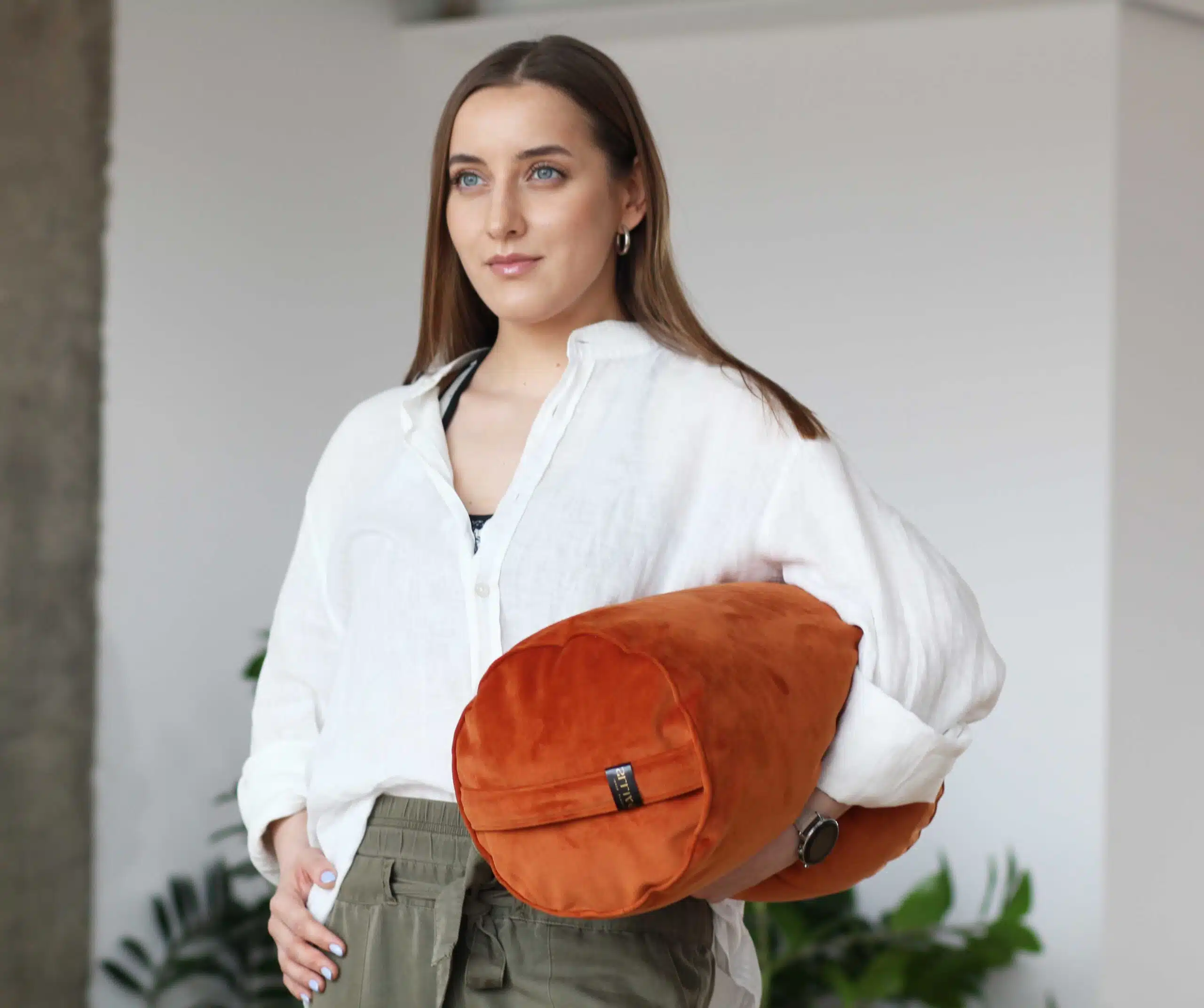 Velvet Yoga Bolster - Image 8