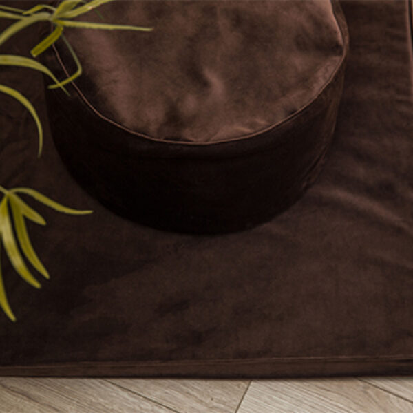 Brown Meditation cushion Set zafu & zabuton