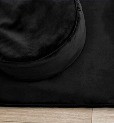 Black Meditation cushion Set zafu & zabuton