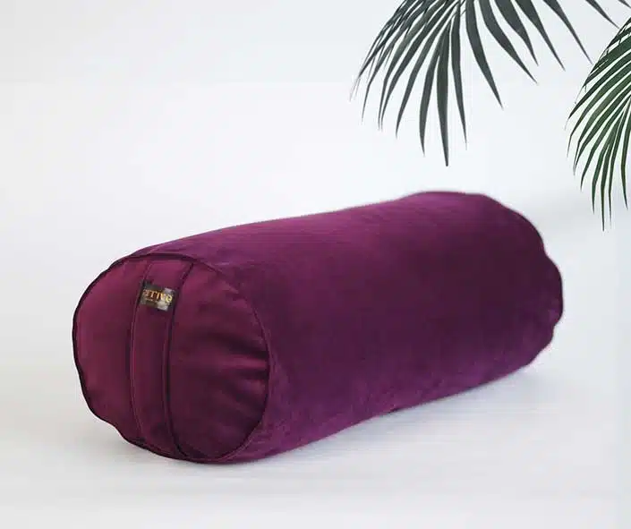 purple yoga bolster